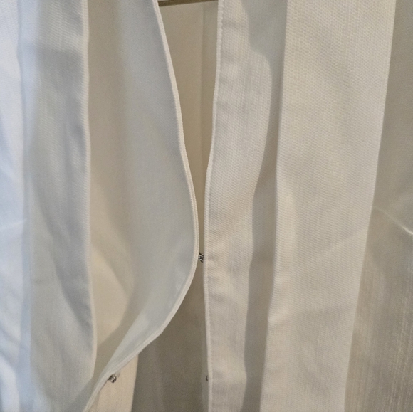 NWT Commense White Sleeveless Vest Top Blouse Tie Waist Belted Xs Old Money - Picture 9 of 10